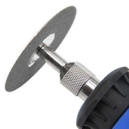 6Pc DIAMOND COATED CUTTING DISCS 20/22mm Small Mini Cut Wheels + Drill