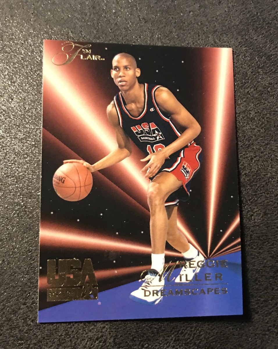 1994 Flair USA Pacers Basketball Card #64 Reggie Miller