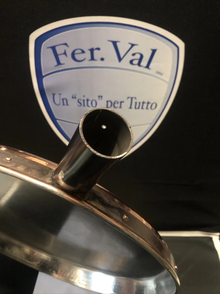 PADELLA IN RAME BORLENGHI ZAMPANELLE PROFESSIONALE  STAGNATA TUTTO MADE IN ITALY - Immagine 4 di 4