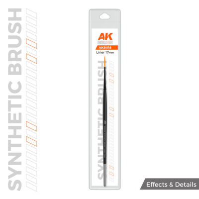 AK Interactive AKB018 - AK SYNTHETIC BRUSH - LINER 17mm- Neu