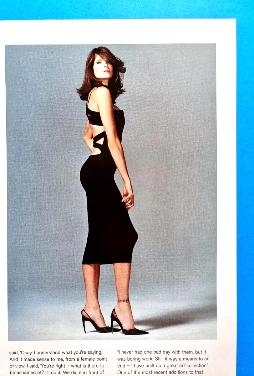 STEPHANIE SEYMOUR -Supermodel 3 Page Magazine Article Picture Legs Shoes  HH771 | eBay