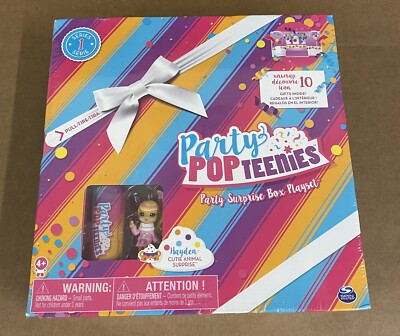 Party Pop Teenies Party Überraschungsbox Spielset 10 Überraschungen versiegelt