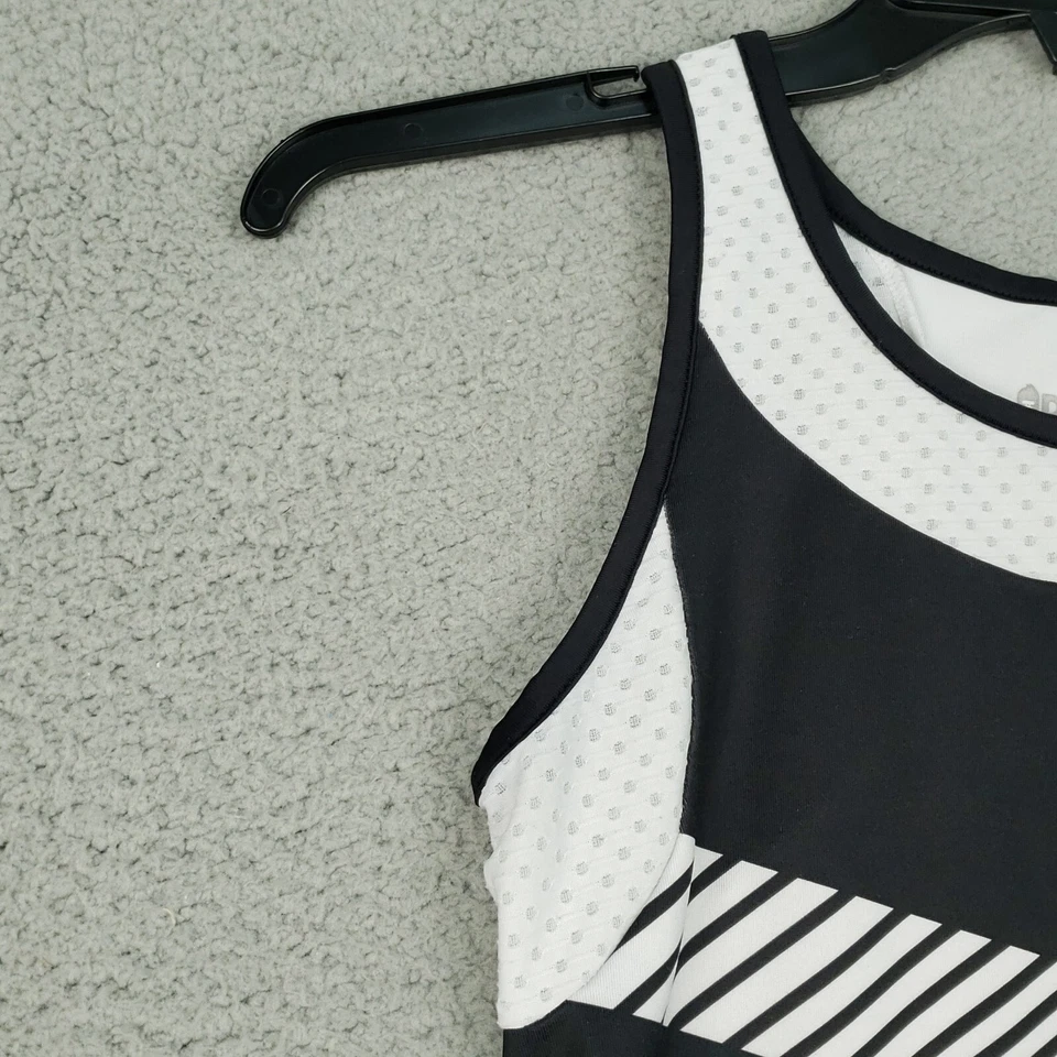Camiseta sin mangas DUC para mujer talla S negra blanca sonar tenis espalda deportiva activa sin mangas Foto 2 de 4