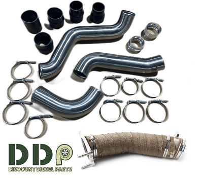 DDP 304 SS Boost Tube & Turbo Pipe Kit 20-24 Chevy GMC 6.6L Duramax Diesel L5P