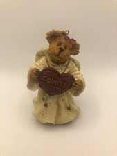 Boyds Bears Merry Angelbeary Country Christmas Ornament in Box 2003