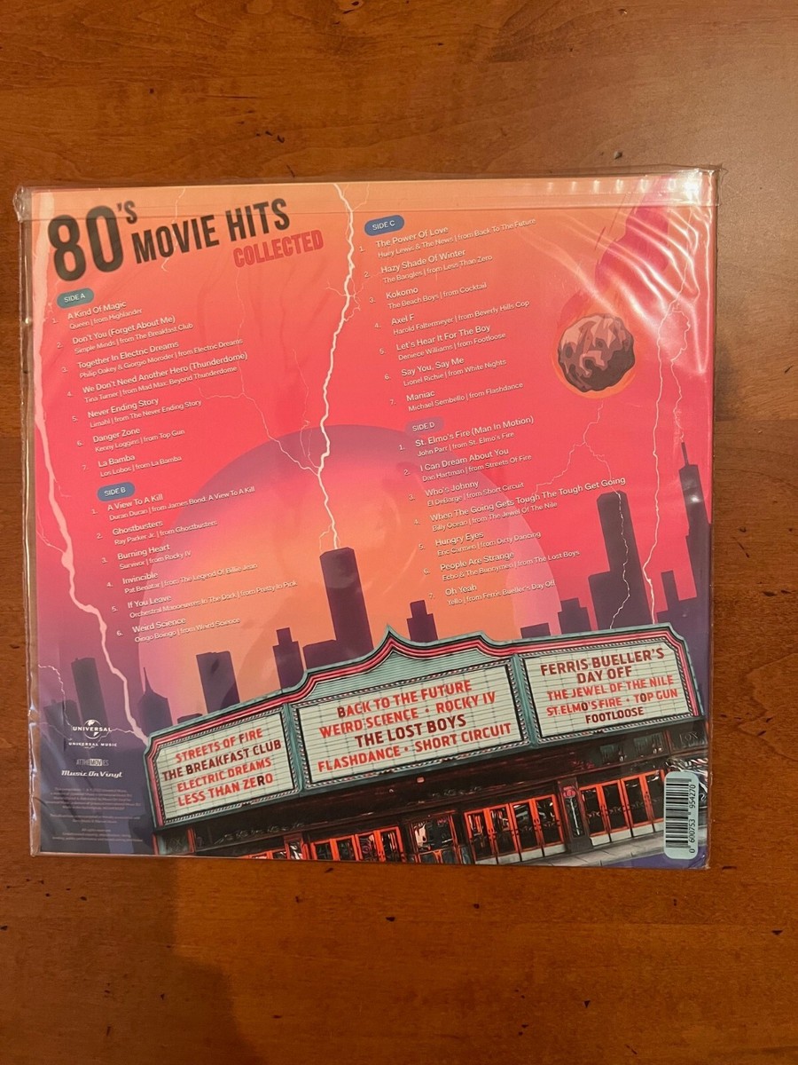 80S MOVIE HITS COLLECTED - 2-LP - WHITE/BLACK - LTD. ED