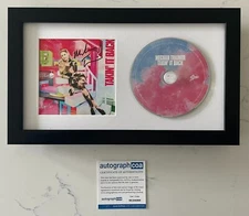 MEGHAN TRAINOR SIGNED TAKIN' IT BACK FRAMED & MATTED CD AUTOGRAPH COA ACOA