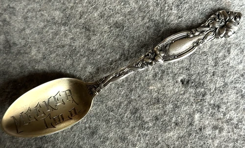 MEEKER, COLO. Sterling Silver Spoon FRONTENAC by Simpson, Hall, Miller 5-1/8"