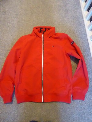 TOMMY HILFIGER Junior Essential Jacket (Red) 12 years (152cm) Rain  Jacket UK