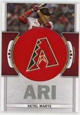 Ketel Marte 2023 Topps Commemorative Team Logo Patch Relic TLP-KM Arizona MLB