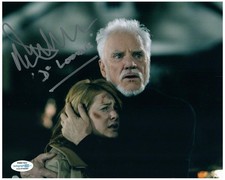 Halloween Malcolm McDowell Signed 8x10 Photo ACOA Witness ITP