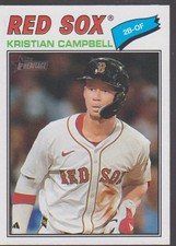 2026 Topps Heritage #367 Kristian Campbell Boston Red Sox