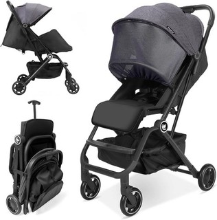 Lightweight Baby Stroller for Airplane Compact Pram Folding Reclining