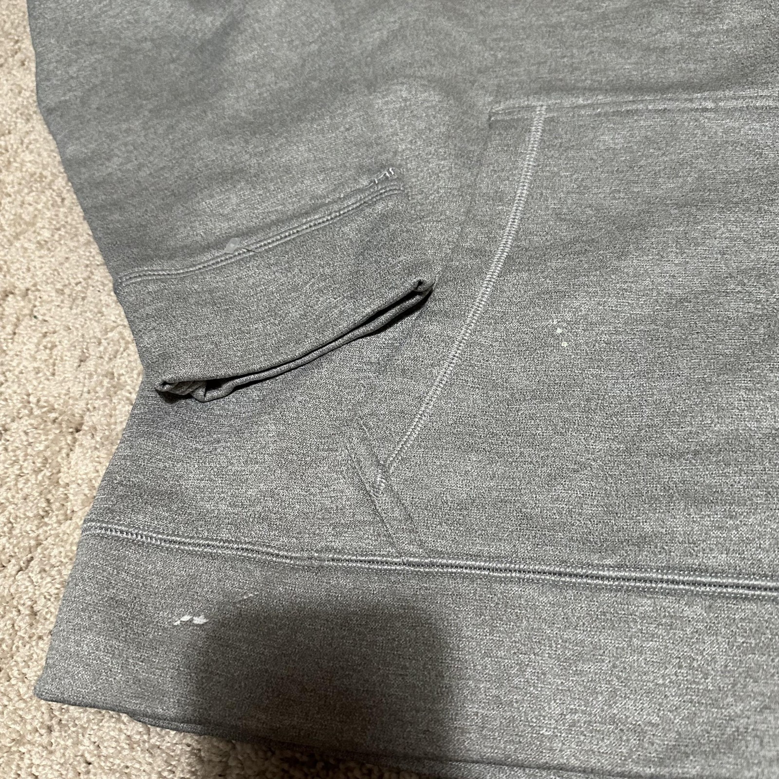 Wisconsin Badgers Hoodie Mens XL Gray NCAA Football Under Armour Pullover Fleece thumbnail 5