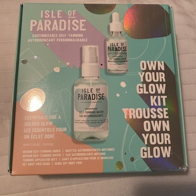 Isle Of Paradise Medium Own Your Glow Kit With Self Tanning Drops, Water, Mit