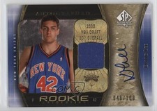 2005 SP Authentic Rookie Authentics Limited Jersey /100 David Lee #118 Auto lz7