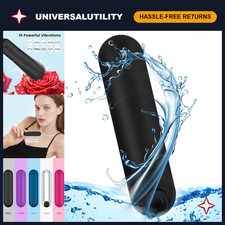 Rechargeable Handheld Electric Back Massager - Mini Waterproof Deep Tissue Neck