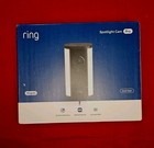 Ring Spotlight Cam Pro Plug-In 2nd Gen Black 4k Retinal Vision SEALED + NEW