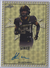 Jalen Kimber - 1/1 - 2020 Leaf All American - Gold Super Star Auto Superfractor