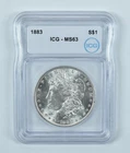 1883 Morgan Silver Dollar MS63 ICG *4151