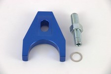 Distributor Clamp Blue Billet Aluminum Chevy Hold Down Hei Sbc Bbc 7627blue