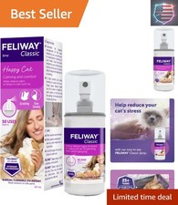 Classic Cat Calming Spray, 60ml - Comforts Cats at Home and On the Go and Hel...