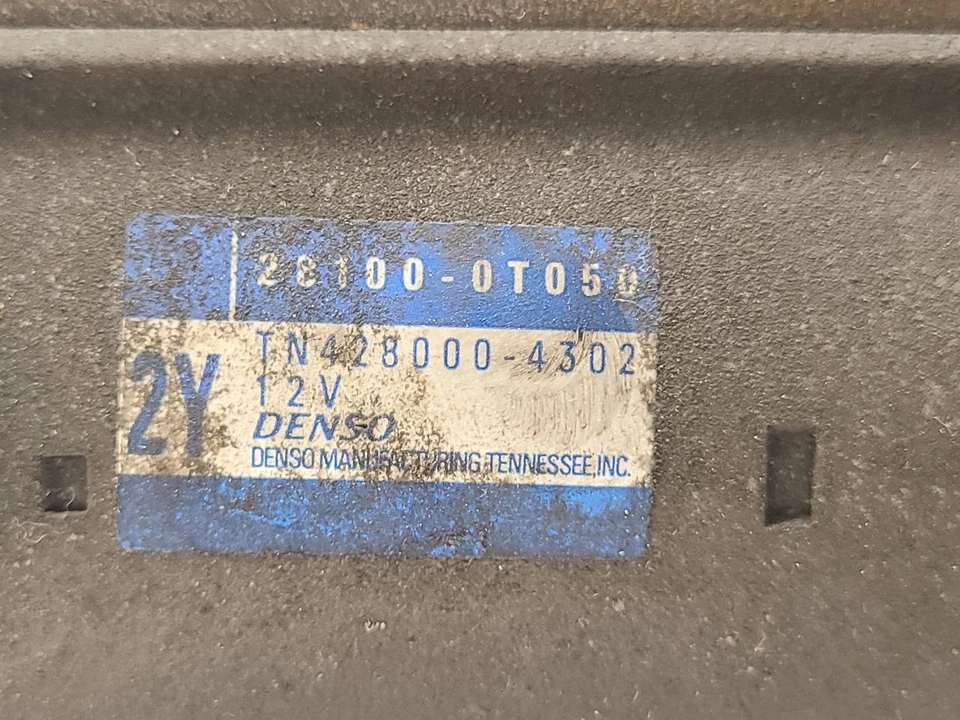 Toyota Corolla 2009-2016 motor de arranque 1,6 kW 281000T050 Foto 3 de 4