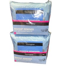 2 Packs 50 in each 100 Total Neutrogena Ultra-Soft Makeup Remover Wipes SEALED