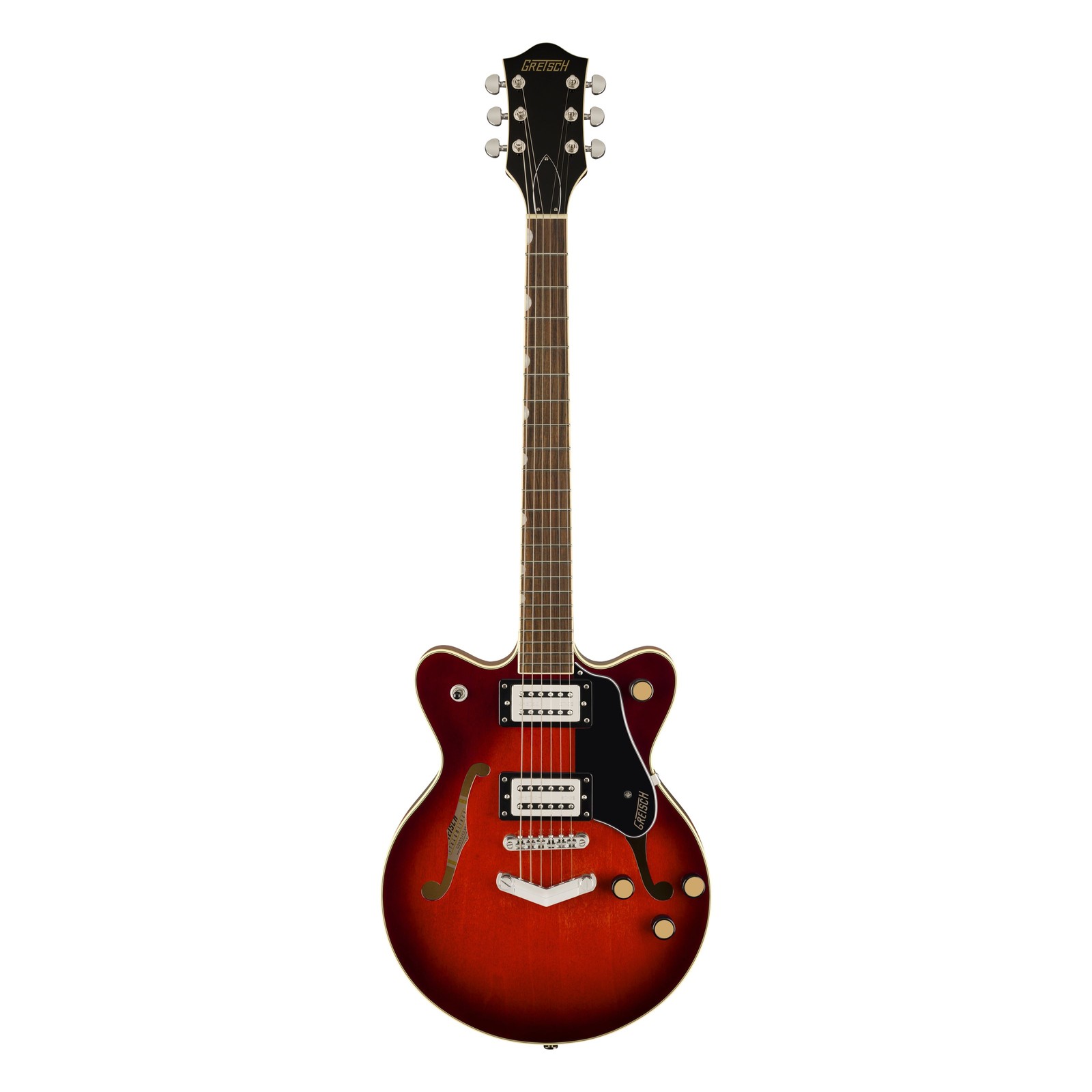 Gretsch G2655 Streamliner Centre Block Jr с двойным V-образным вырезом Бордовый взрыв - 82890₽