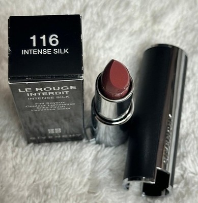 Givenchy Le Rouge Interdit Intense Silk Lipstick 116 Nude Boise 3.4g/0.12oz New 