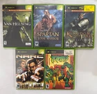 CIB Xbox Games Lot - Teenage Mutant Ninja Turtles, Spartan Total Warrior, NARC