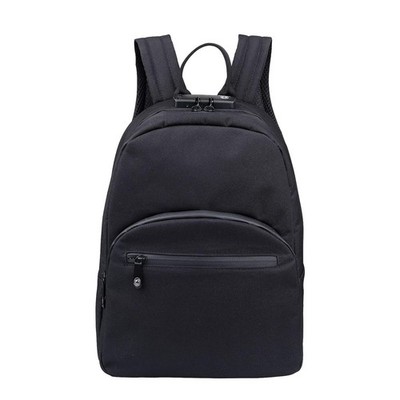 Mini Smell Proof Backpack Lock Men Women Travel Casual Bookbag Secure Black