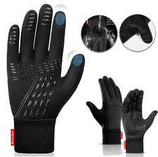 Winter Waterproof Ski Gloves Men Women, Snow Warm Cycling Cold Weather Running