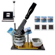 50 50mm 2 2inch Manual Square Badge Magnet Making Machine for DIY Decoration New