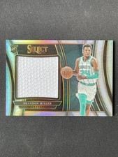 Brandon Miller 2023-24 Panini Select Rookie Jumbo Swatches Jersey RC #RJS-BN