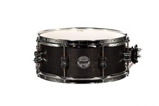 PDP By DW Black Wax Maple Snare Drum 7x13