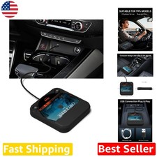 Portable CD Player Car USB AUX Anti-Skip Black Universal Adapter