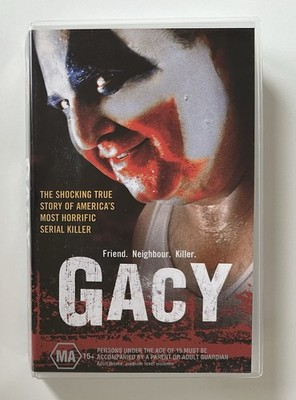 Gacy [VHS] DEJ Big Box Ex-Rental Video Tape Clive Saunders 2003 Horror VGC