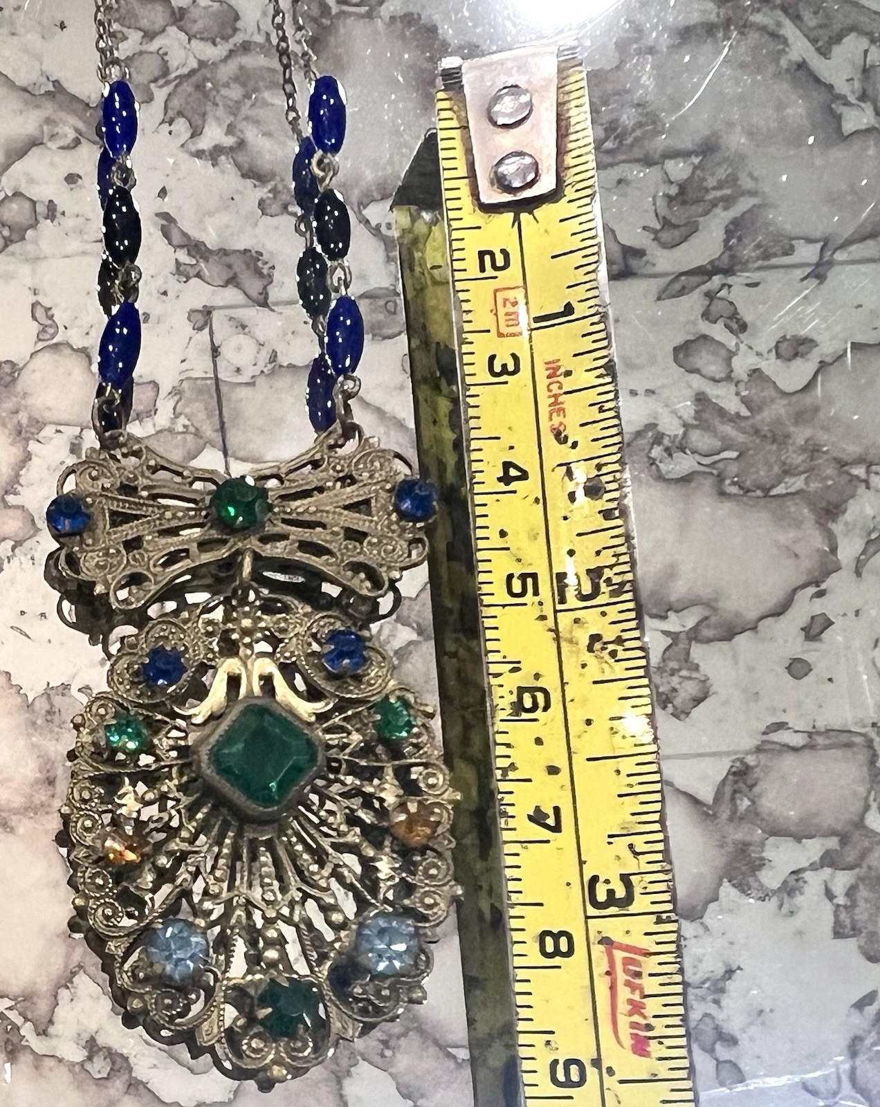 Vintage Austro-Hungarian Necklace, 1930's, Vintag… - image 4
