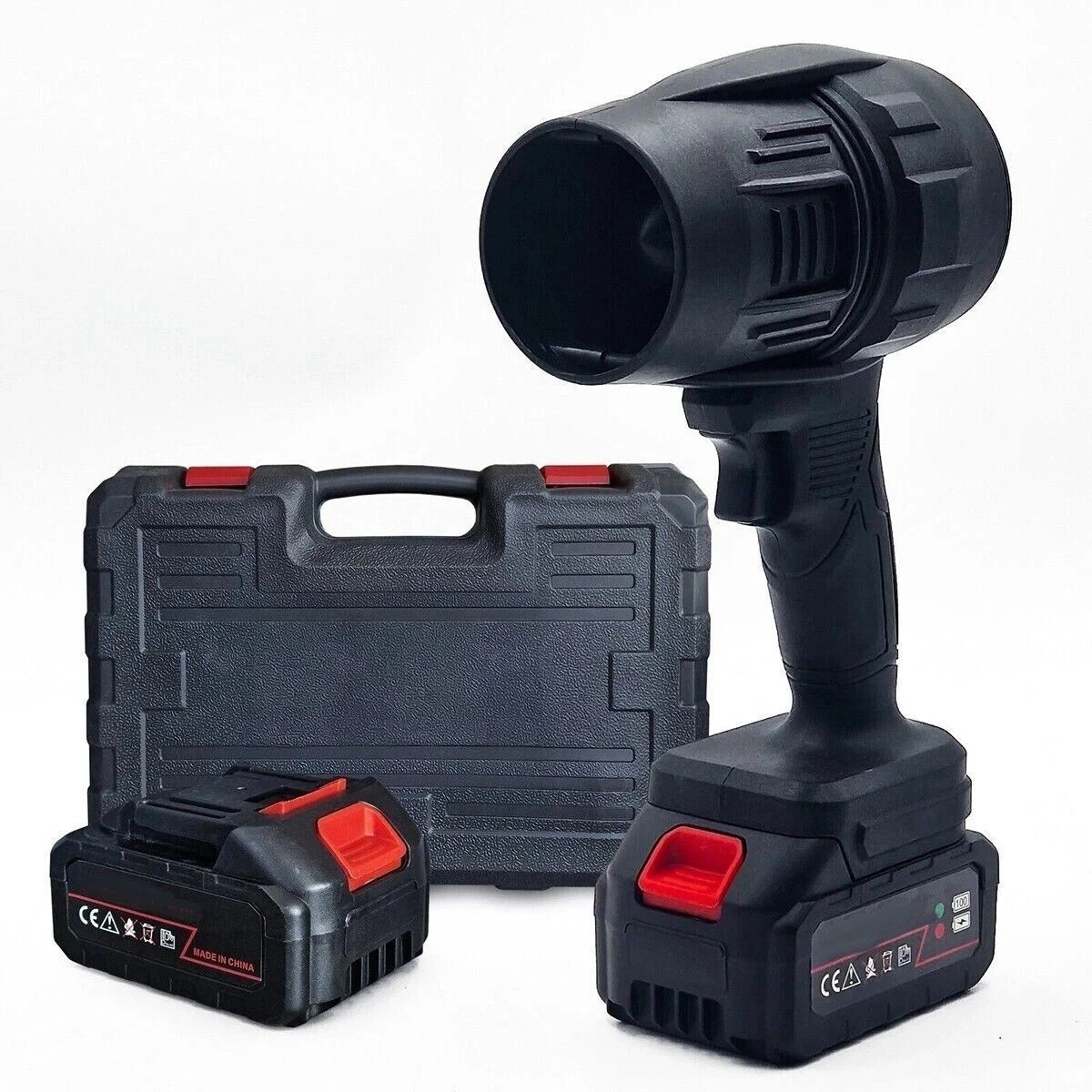 Turbo Ventola Auto 48V: Soffiatore Doppia Batteria per Asciugatura No-Spot