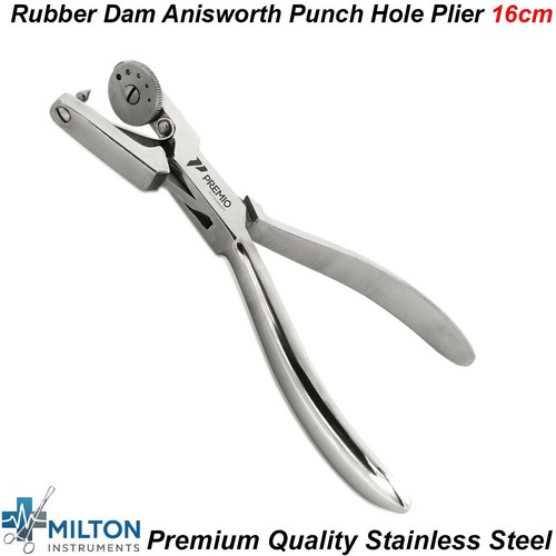 Dental Brewer Clamps Forceps Ainsworth Punch Pliers Rubber Dam Restorative Tools - Foto 2 di 7