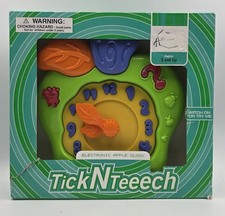 Tick N Teeech ELECTRONIC APPLE CLOCK Brand New NIB Factory Sealed Vintage