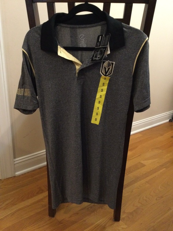 Men’s BNWT’s NHL.com Las Vegas Golden Knights Polo Shirt. Size Small.