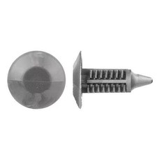 Manufacturer Varies Push-In Rivet, Dome Head, 0.313 in Dia., 31/32 in L, Nylon