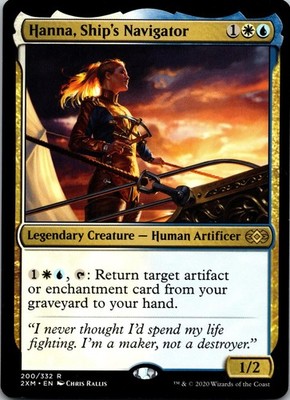 Hanna, Ship's Navigator 200 Rare Double Masters MTG Near Mint
