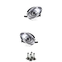 Halogen Scheinwerfer Frontscheinwerfer Set H7 Chrom FüR Fiat 500L Inkl. Lampen
