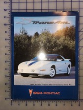 1994 Pontiac Firebird Trans Am 25th Anniversary Press Kit Brochure Original
