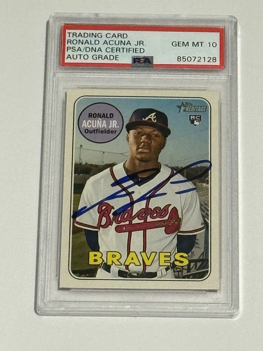 Topps Baseball 2018 Season Ronald Acuña Jr. Sports Trading Cards