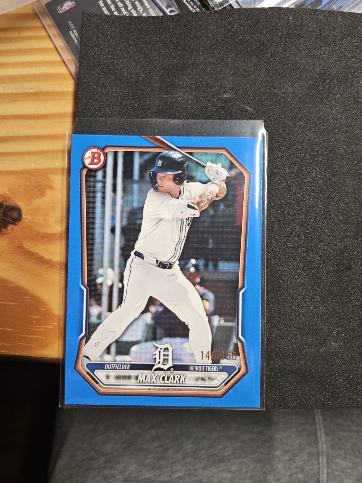 2026 Bowman Baseball  MAX CLARK Blue Border /150 Detroit Tigers #BP-2