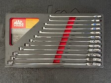 MAC Tools "MINT" 12PC Metric 12PT XL Double Box Flex Head Ratcheting Wrench Set